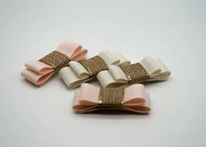 Hair Snap Clip Set of 4 Baby & Toddler Hair Clips Girls Hair Accessories  - Picture 1 of 12