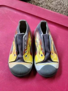 Toddler Boys Morgan & Milo Canvas Flames Board Shoe 9.5 - Picture 1 of 5