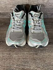 ASICS GEL FORTITUDE 3 Women's Sz 9 (US) White/Mint/Silver Running Shoes TQ8B7