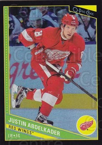 2013-14 O-Pee-Chee Black Rainbow #108 Justin Abdelkader - Image 1 of 1