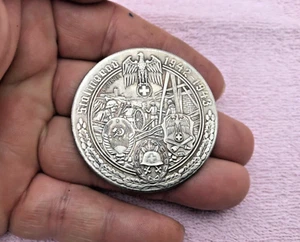 LARGE 1942-43 GERMAN BATTLE OF STALINGRAD WWII COMMEMORATIVE COIN - Picture 1 of 3