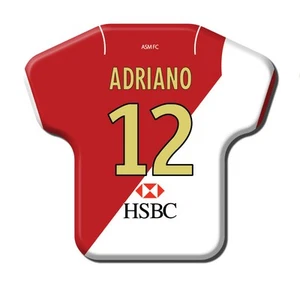 Calamita Simile a T-Shirt Calcio Stagione 2009/2010 Monaco 12 Adriano - Foto 1 di 9