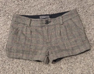 Old Navy Wollshorts Damengröße 10 braun gefüttert niedrige Taille Taschen - Bild 1 von 5