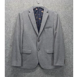 Boys Lauren Ralph Lauren Blazer Jacket Size 16R Gray Polyester Blend - Picture 1 of 6