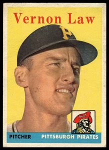 1958 Topps #132 Vernon Law - Picture 1 of 2