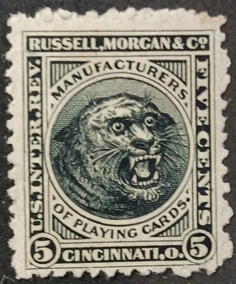 U.S.A MATCH AND MEDICINE STAMPS SCOTT RU16d Small Tear Otherwise Sound. - Image 1 of 2