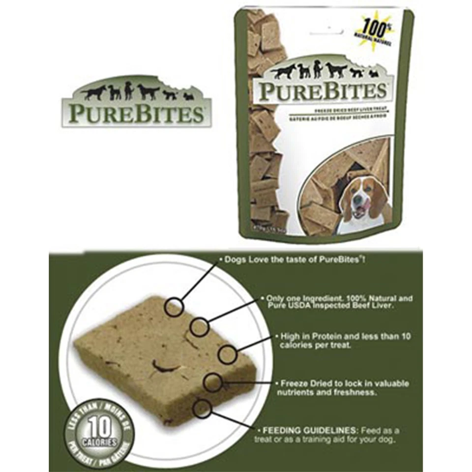 PureBites Freeze Dried Beef Liver Dog Treats - 8.8 oz - Image 1 of 1