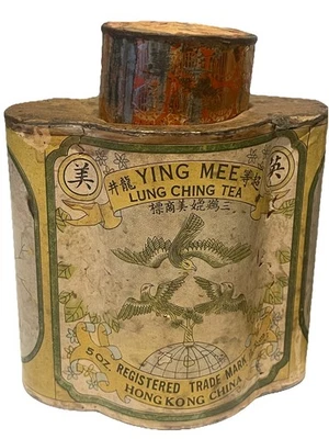 Ying Mee Tea Co Vintage Lung Ching Tea VERY RARE from late 1800s - Image 1 of 4