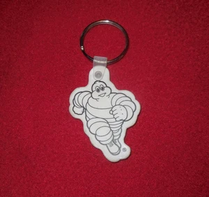 1990`s Vintage Michelin Man die cut vinyl key chain Classic Car Classic Truck - Picture 1 of 4