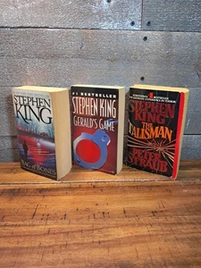 The Talisman Stephen King Peter Straub PB 1985 + Geralds Game Bag Of Bones - Picture 1 of 12