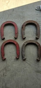 Vintage 4er Set Buck Brothers TOP RINGER Professional HUFEISEN 2,5 Pfund USA! - Bild 1 von 10