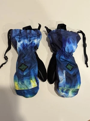 Burton Kids Ski Snowboard Mittens S Tie Dye Vintage 2014 Warm EUC - Image 1 of 4