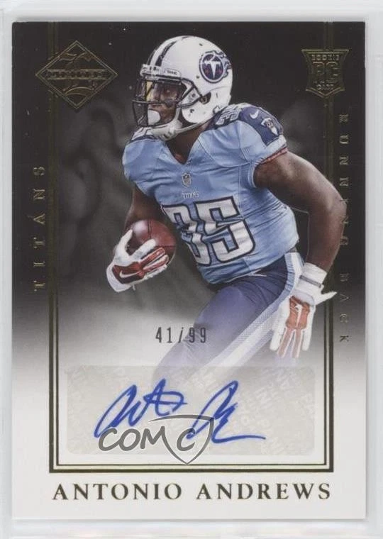 2014 Panini Limited Rookie Signatures /99 Antonio Andrews #162 Rookie Auto RC - Image 1 of 2