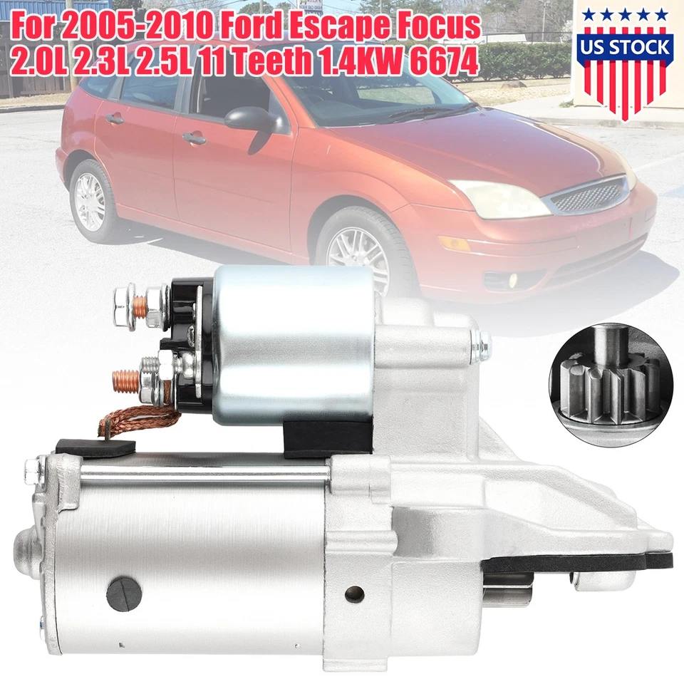 Starter For Ford Transit Connect 2011-2013 Focus 2005-2010 Explorer 2012-13 2.0L Foto 1 de 4