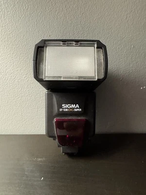 Used Sigma EF-500 DG Super Shoe Mount Flash for Canon, TESTED EXCELLENT - Image 1 of 2
