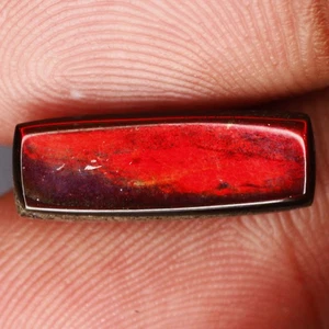 4.29 Ct Ultra Rare ! Top Luster Canada Genuine Multi Color AAA Ammolite Gemstone - Picture 1 of 5