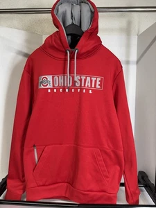 NCAA Ohio State Buckeyes Coliseo Sudadera con Capucha Fútbol Unisex Mediano Rojo Pullover - Imagen 1 de 12
