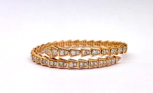 1 Pc 925 Pure Silver Snack Bracelet Women Wedding Gift Love Jewelry Wedding - Picture 1 of 5
