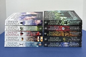 Lot of 10 ~ Trade PB Books ~  David Eddings ~ 2 Series ~ BELGARIAD + MALLOREON - Picture 1 of 14