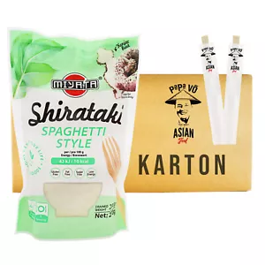 Miyata Shirataki Nudeln Spaghetti Form 12x270g/ATG200g Konjak Nudeln Konjac nood - Bild 1 von 2