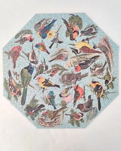 Springbok - Western Birds - vintage complete octagon puzzle - Picture 1 of 5