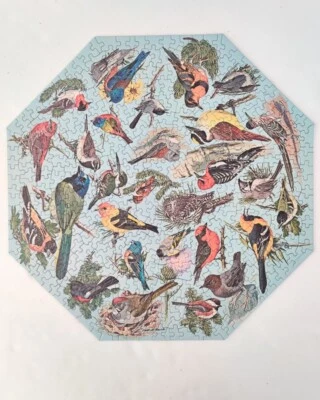 Springbok - Western Birds - vintage complete octagon puzzle - Image 1 of 4