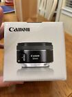 Canon EF 50mm f/1.8 STM Lens Never Used - Mint