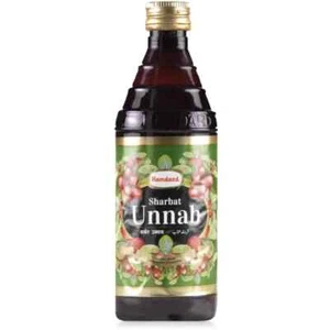 2 X 500ml Hamdard Unani Sharbat Unnab For cough & Sore Throat - Picture 1 of 3