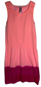Ivivva By Lululemon Athletic Tank Dress Girl’s 8 Hombre Coral Pink Lined Bra - Picture 1 of 8