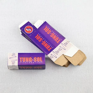 10 Empty TUNG-SOL Vacuum Tube Boxes. Fit 6V6 6SL7 6SJ7 6EM7 6K6 7C5 & similar - Picture 1 of 3