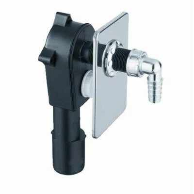 2047 HAAS Unterputz Siphon für Waschmaschine DN 40/50 Abdeckplatte Edelstahl