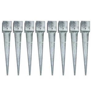 Bodenhülse Einschlaghülse 8x 121x121x900mm Pfostenträger Einschlagbodenhülse - Bild 1 von 4