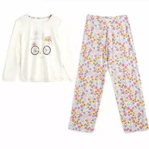 Avon Beautiful Bike PJs/Pyjamas, cream,floral - size large, 16/18, BNIB - Picture 1 of 1