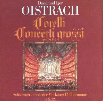 3LP Box CORELLI 12 Concerti grossi Op.6 OISTRAKH DAVID & IGOR Moscow PO Soloists - Image 1 of 3