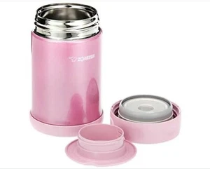 Zojirushi Stainless Steel Food Jar /Lunch/ Soup/Ice/ 16.9 oz Shiny Pink ~ NEW ~ - Picture 1 of 11