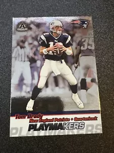 Tom Brady 2002 Pacific Adrenaline Playmakers #11 - New England Patriots - Imagen 1 de 2