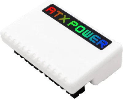 RGB ATX 24 Pin 90 Grad PH324 ATX 24 Pin Netzteil Adapter RGB ATX 24 Pin 90 Grad  - Bild 1 von 4