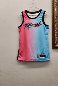 Miami Heat Nike Vice City Swingman Jersey BV733452RB Blank Pink Size 44 M - Picture 1 of 10