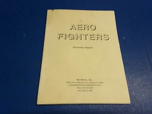 Manual de instrucciones de Aero Fighters de McO'River - Imagen 1 de 1