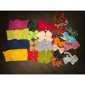 NEW! Fall/Winter Bundle 28 Bow Hair Clips and Headbands for Baby/Toddler Girl - Picture 1 of 4