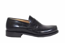 CHURCH'S Wesley Polished Black loafers , mocassino spazzolato college FIT G 
