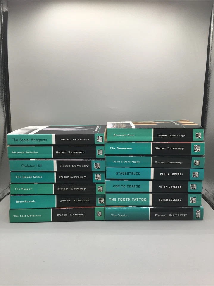 PETER LOVESEY X 14 British Crime Mysteries Peter Diamond 13 PPB + 1 HCDJ READ Foto 1 de 4