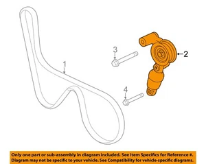 GM OEM 14-19 Corvette Cooling Belts Pulleys-Belt Tensioner 12686272 - Picture 1 of 2