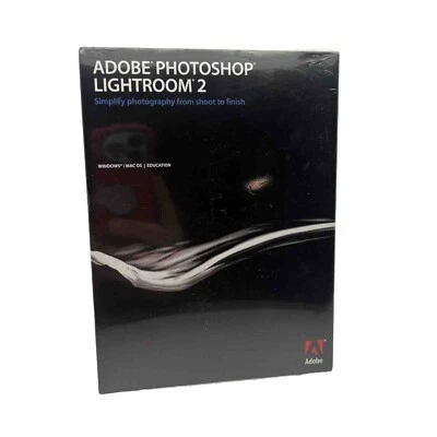 Adobe Photoshop Lightroom 2  PC, Mac w Serial Number Brand New Sealed Software - Image 1 of 4