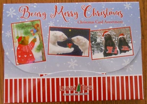 20 Leanin Tree CHRISTMAS Cards, BERRY MERRY CHRISTMAS, Black, Polar, Brown Bear - Picture 1 of 4
