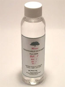 100% PURO KOSHER USP GLICERINA VEGETAL GRADO ALIMENTICIO 10 OZ en peso - Imagen 1 de 1