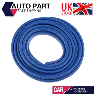 4.5M Car Door Boot Edge Protectors Trim U Shape Guard Seal HIQ Rubber Strip Blue - Image 1 of 4