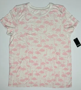NUEVO CON ETIQUETAS TORRID Mujer Talla Grande 0 0X Grande 12 Flamenco Calce Clásico Camiseta Top - Imagen 1 de 4