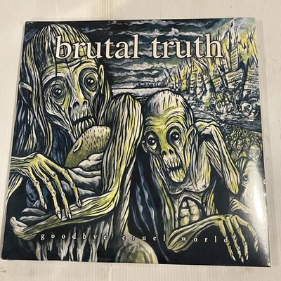 Brutal Truth - Goodbye Cruel World 3x LP 2011 Apathic View Productions [Sealed] - Image 1 of 2