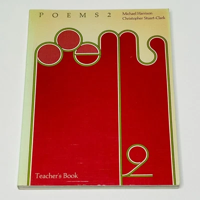 Poems 2 Teacher's Book Michael Harrison & Christopher Stuart Paperback Book 1983 - image 1 of 4
